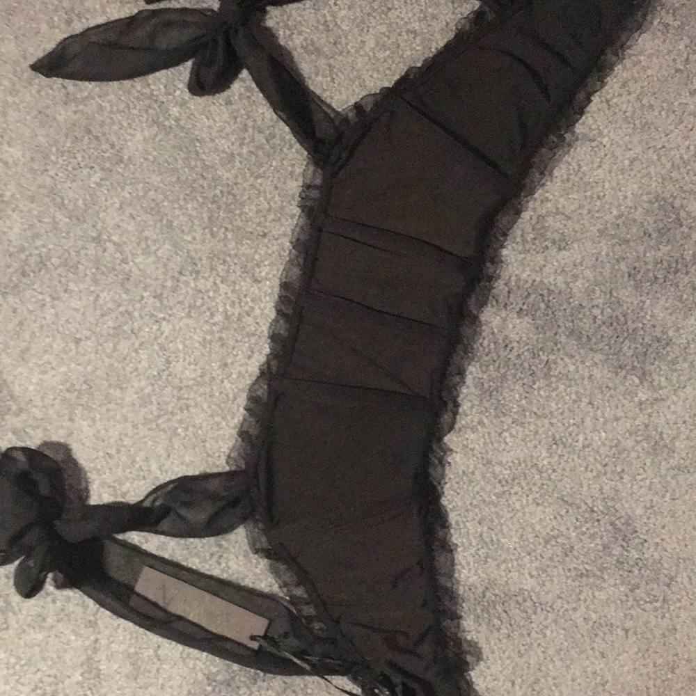 Set of two  Black velvet lingerie - Picture 8 of 10